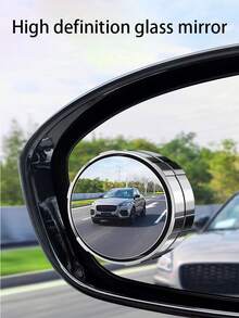Car Rearview Mirror Stick-On Convex Blind Spot Mirror 360° Adjustable Wide Angle Auxiliary Mirror - Multicolor - View 6