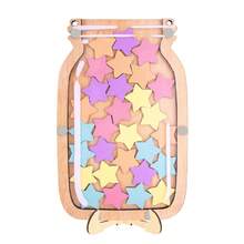 Wooden Megnetic Reward Jar With Standing Base Motivational Jar Good Behavior Rewards Jar For Classroom Management Tool - Multicolor - View 15