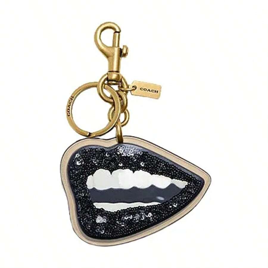 Coach Coach Keychain For Men And Women Creative Personalized Lip Pattern;