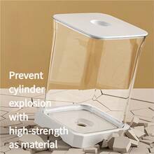 1pc Creative Anti-Knock Betta Fish Tank, Small Landscaping Plastic Fish Bowl, Minimalist Goldfish Aquarium, Thick Desktop Decorative Small Fish Tank, Small Reptile Breeding Tank - Multicolor - View 5