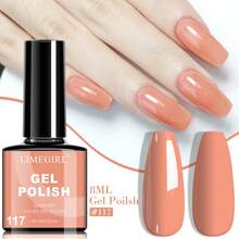 Limegirl凝胶指甲油套装，每瓶8毫升，UV/LED固化，持久耐用，不含酒精，适合DIY美甲沙龙，也是送给女性的礼物。