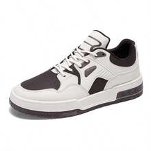 Zapatos de los hombres nuevos transpirable pequeños zapatos blancos de los hombres cien grueso fondo bajo zapatos deportivos casuales zapatos de tabla - Marrón - Ver 5