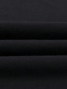 Camiseta Motivacional 'El Mañana Siempre un Buen Día para Empezar' - Camiseta de Manga Corta con Cuello Redondo y Estampado Inspirador Azul y Blanco, Ajuste Regular Unisex Casual para Hombres y Mujeres, Comodidad para Todas las Estaciones, Regalo - Negro - Ver 5