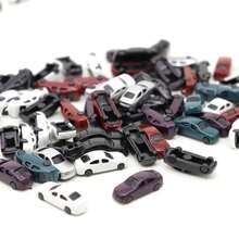 Escala 1:250 1:300 Modelo de coche en miniatura de simulación, Juguetes de modelos de coches en miniatura, Vehículo de plástico ABS pintado para material de construcción de maquetas, escenas de mesa de , kits de dioramas