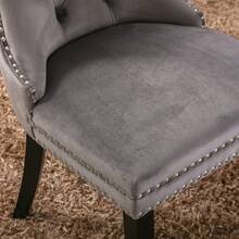 Chair Covers & Cushions - Grey + Velvet + Foam - View 10