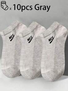 100pcs/80pcs/50pcs/30pcs/20pcs/10pcs/8pcs/4pcs Comfortable, Moisture-Wicking, Antibacterial, Breathable Knit Liner Socks - Mother's Day Gift, Unisex, Long Socks, Sweat-Absorbing, Odor-Resistant, Elastic & Soft, Fashionable Solid Colors, Suitable For Spring, Summer, Autumn, Winter, Casual, Daily Wear, Yoga/Sports - Multicolor - View 39