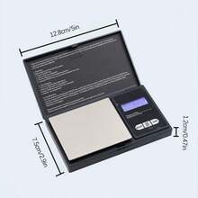 1. Eine 100g/0.01g hochpräzise elektronische Schmuckwaage, tragbar und leicht zu verstauen, aus ABS-Material gefertigt, mit Nullstellfunktion per Knopfdruck und Umrechnung in verschiedene Einheiten wie g, oz, ozt, dwt, ct, gn, alles mit nur einem Klick.