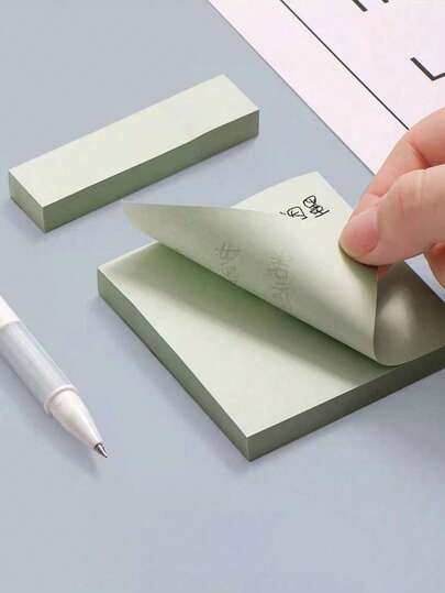 500/400/300pcs Colorful Blank Sticky Notes, Self-Adhesive Memo Pad Refills, Convenient For Carrying, Back To School, Learning, Office Supplies, Stationery Accessories, Classroom Bulletin Board Decor, Creative Morandi Memo Book, Planner, Reminder, Bookmarks, Index, Valentine's Day Theme Back To School Stickers, Birthday, Teacher's Day, Thanksgiving Gifts, School Prizes And Rewards