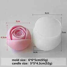 Moules en silicone multi-tailles pour boutons de rose, outils de fabrication de résine, décoration de fête d'anniversaire, cadeaux de la fête des mères