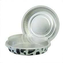 Set Of 12 6" Round Shape Nonstick Aluminum Baking Cups Mini Pizza Pans Pie Tins Pastry Mold With Lids 3 Colors Gold Millcow BlackandGold