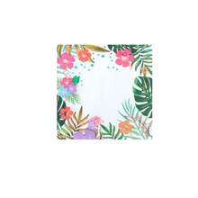 30 件红花一次性餐具套装 - 盘子、餐巾和杯子，适合生日、婚礼、派对、家庭野餐 - 彩色 - 查看 14