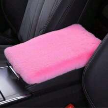 3/6pcs Winter Rabbit Plush Car Steering Wheel Cover Elastic Handle Cover Hand Brake Gear Set Car Accessories Interior - Multicolor - View 7