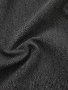 Quần nữ ống loe màu trơn, thanh lịch, sang trọng, thích hợp cho công sở, thường ngày, đa năng, có khóa kéo, túi và cúc. - Màu xám đen - Xem 10