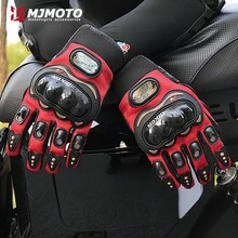 1双触摸屏摩托车骑行手套全指硬关节安全手套Motos Luvas越野摩托车防护装备赛车手套 - A - 查看 18