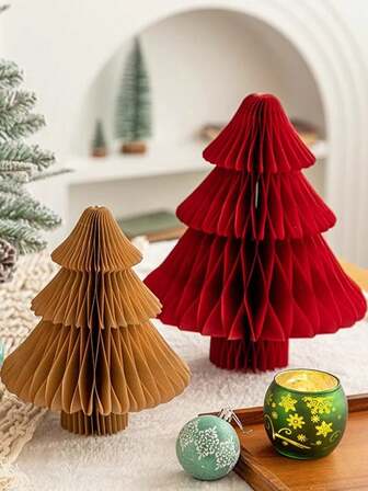 1 stuk 3,9-inch kerstfestival honingraatvormige boomversieringen, kerstversiering, kerstboom honingraat papieren decoratie, kerstfeestversiering, kersttafelversiering, nieuwjaarsfeest, kerstfestival sfeerdecoratie, geschikt voor kerstversiering, woonkamer, slaapkamer, studeerkamer, kerstcadeaus, festivalcadeaus geven (met koord) Kerstversieringen Winterkamerdecoratie Kerstdecoraties Thuis Kerstcadeaus Kerstdecoratie