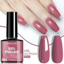 Limegirl凝胶指甲油套装，每瓶8毫升，UV/LED固化，持久耐用，不含酒精，适合DIY美甲沙龙，也是送给女性的礼物。