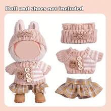 1/2 Set Fashion Doll Clothes, Suitable For 6.69 Inch Dolls (Doll Not Included), Hand-Knitted Outfit Including Bucket Hat, Sweater And Pants Or Skirt, DIY Fashionable And Fun Accessories, Cute Doll Accessories For Play And Display, Great For Birthday, Anniversary And Holiday Gifts (Shoes And Doll Not Included) - Multicolor - View 4