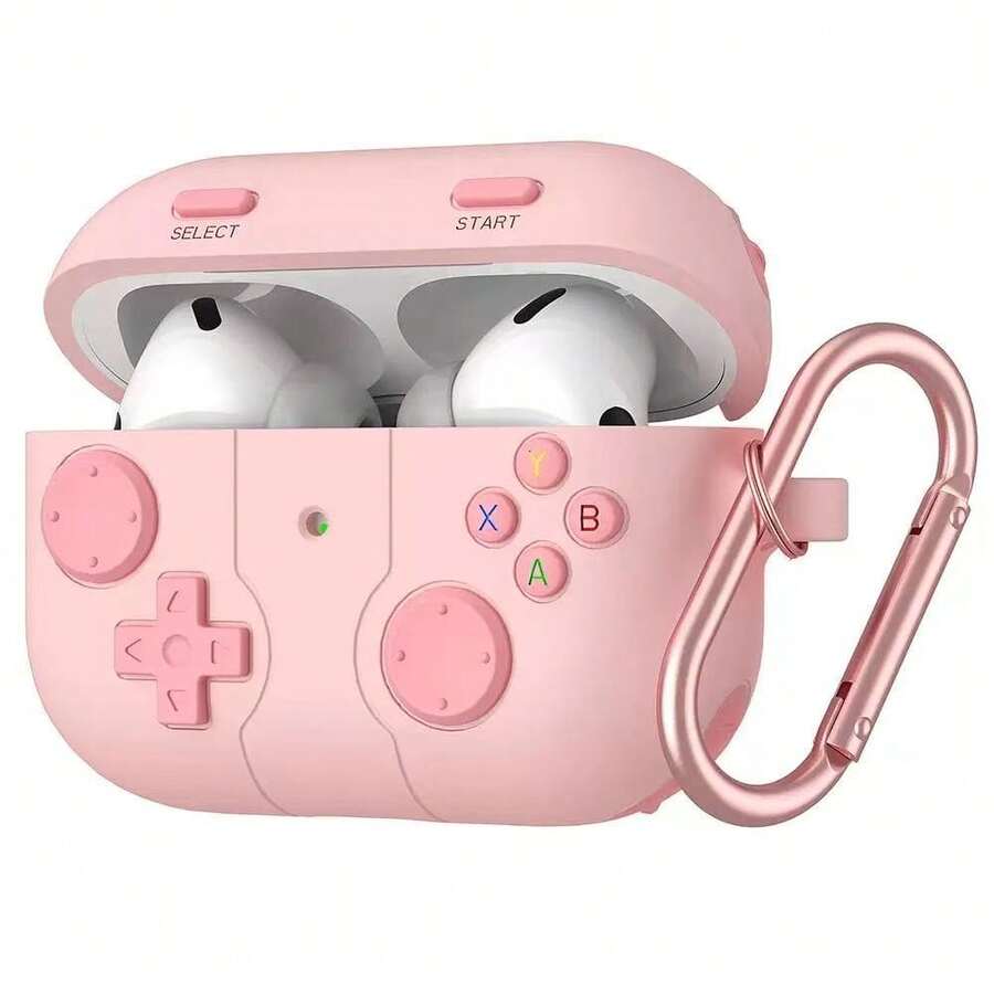 Funda de silicona con forma de consola de juegos compatible con 4, 3, Pro, 2, Pro3 - Rosa - Ver 1