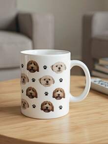 1 szt. spersonalizowany kubek z twarzą, spersonalizowany kubek do kawy ze zdjęciem, spersonalizowany kubek z twarzą dziecka i zwierzaka, spersonalizowany kubek rocznicowy ze zdjęciem, prezent na parapetówkę, prezent walentynkowy, prezent rocznicowy, prezent na ukończenie szkoły, prezent na Dzień Matki, prezent na Dzień Ojca, idealny prezent dla taty/mamy/babci/dziadka, wyjątkowy prezent dla żony/męża, idealny prezent dla chłopaka/dziewczyny, spersonalizowany prezent dla niego/niej