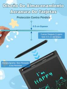 Magic Slate LCD 16 Drawing Tablet Writing Pen, 12 Inch Graffiti Drawing Board With Pen - Multicolor - View 5