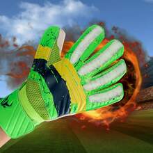 Soccer Goalie Goalkeeper Gloves – Pro-Level Super Superior Grip, Enhanced Finger Protection, Breathable & Durable Comfort For Training, Matches – Adult Sizes 6-10 - 綠色 - 查看 8