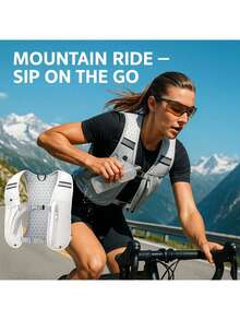 多功能徒步跑步背心背包 - 透气徒步登山骑行运动包，大容量旅行包，男女皆宜，是跑步徒步旅行的必备单品 - 彩色 - 查看 4