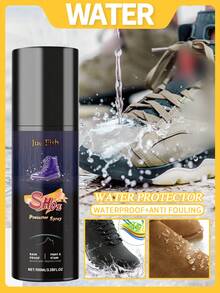 1包100ml鞋子防污防水喷雾防水剂运动鞋防水喷雾清洁灰尘污渍防水防雨鞋子护理喷雾全天保护持久防水效果轻松应对阴雨天气保持双脚干爽大米防水喷雾