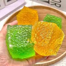 1/2 قطعة لعبة ضغط جديدة على شكل كرة آيس كريم مالت، لتخفيف التوتر بتأثير بطيء، لعبة ضغط ملونة على شكل كرة آيس كريم مالت (ملمس قوي جدًا)، تمرين قوة القبضة، لعبة ضغط ممتعة لتخفيف التوتر - متعدد الألوان - مشاهدة 4