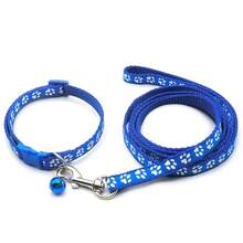 Handmade Custom Pet Dog Collar And Leash Set, Customizable With Paw Print And Engraving, Comfortable Breathable Nylon Material, Multiple Colors Available, Suitable For Small To Medium Dogs - Multicolor - View 6