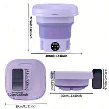 Youtop 12L Mini Washing Machine, Portable Washing Machine, Folding Washing Machine, Laundry With Extractor, Mini Washing Machine, Underwear Washing Machine, RV Washing Machine, For Dorms, Travel, Rental Houses, And Camping