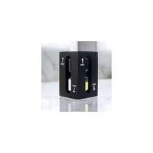 COSHANO Reloj de Arena 4 en 1 con Temporizador 1-3 - 5-7 Minutos, ideal para la gestión del Tiempo y decoración - Negro - Ver 2