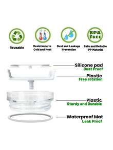 Couvercle étanche pour tumbler de 20/30 oz - Couvercle de remplacement en plastique durable pour tasse à eau - Gardez vos boissons fraîches et sans risque de renversement