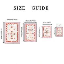 1幅复古粉色帆布墙画，印有“保持童真，诚实待人，善良待人”字样，复古条纹海报，少女风装饰，适合婴儿房、公寓、儿童房，可作为送给她的礼物，可选无框或有框。 - 彩色 - 查看 6