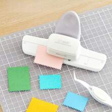 1 pieza Máquina de Estampado Manual | Manualidades DIY, Superficie de Trabajo con Rejilla, Estampado de Artesanía, Diseños Interesantes, Plástico ABS Duradero, Regalo Perfecto para Cumpleaños y Días Festivos, Vuelta a Clases, Oficina y Hogar