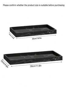 3M 1 Miếng Đen Hoa văn đá cẩm thạch Silicone Lưu trữ phòng tắm Cái mâm Đối với , Phòng vệ sinh Xe tăng Và Bản trang điểm - Nhiều màu - Xem 11