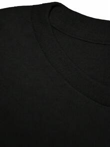 One Piece Of 100% Pure Cotton 180g  Authorization Men's Cotton Fly Fishing Pattern T-Shirt - Breathable Quick-Drying Round Neck Short Sleeve, Geometric Fish And Mountain Landscape Print, Four Seasons Casual Outdoor Hiking Camping Fishing Shirt - DXH00209, Adventure Apparel, Lightweight And Vibrant Top - 黑色 - 查看 5