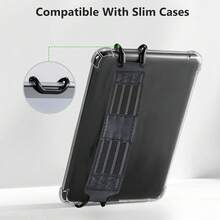 Capa Transparente Ultra Fina e Macia de TPU + Leve com Alça Preta, Kindle 2024/2022 6 Polegadas/Novo Kindle Paperwhite 12ª Geração 2024 (17,78 cm) e Kindle Colorsoft Signature Edition