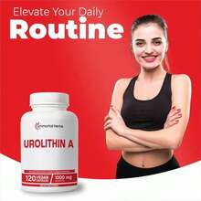 Immortal Herbs Urolithin A Supplement 1000mg, 120 Pills, Mitochondrial &Amp; Antioxidant Support, Non-GMO And Gluten-Free Urolithin A+ Supplement For Women And Men - 白色的 - 查看 8