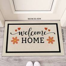 1PC Rectangular Cartoon Pattern Carpet, Suitable For Outdoor, Entrance, Living Room, Bedroom, Laundry Room, Bathroom, Game Room, Washable All-Season Decorative Mat, Home Decoration - Multicolor - View 5