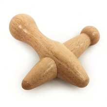 Wooden Massage And Gua Sha Tools, Manual Cross Wooden Massagers, Promote Body Relaxation, Suitable For Both Men And Women, Chemical-Free Ergonomic Reflex Zone Tools, Can Relieve Muscle Pain, Provide Head/Foot Massage