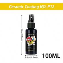 JB-XPCS 100/300ml Ceramic Coating Car Nano Coating Agent Crystal Coating Liquid Hydrophobic Anti-Scratches Car Wax Coating Car Polishing Coating - Black - View 14