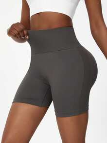 Grey Butt Lifting Shorts ,Summer Pants For Women,Shapewear Tummy Control Shorts , Yoga Leggings (3-Inch Inseam)