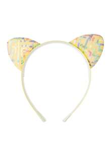 8 sztuk/1 szt. Nowe błyszczące cekiny Kocie uszy obręcz do włosów, słodka księżniczka opaska na głowę, festiwal/uroczystość/prezent urodzinowy, akcesoria do włosów - Wielokolorowe - Zobacz 17