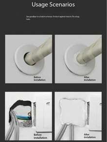 1 Piece Of Multi-Purpose Adhesive Putty Suitable For Use In Kitchens, Bathrooms, Toilets, And Other Areas In The House For Sealing Holes And Gaps In Air Conditioners, As Well As For Waterproofing And Odor-Preventing Purposes.