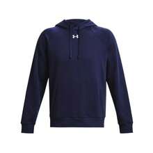 Under Armour Rival Men's Pullover Hoodie Midnight Navy - Midnight Navy / / White - View 1