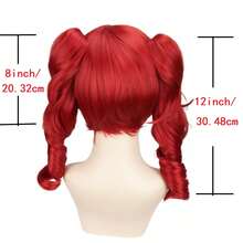 Halloween Scary Clown Red Wig Role Play Heat-Resistant Synthetic Fiber Wig Suitable For Halloween Role Play Circus Costume Party Has Been Taken Care Of And Is Comfortable To Wear