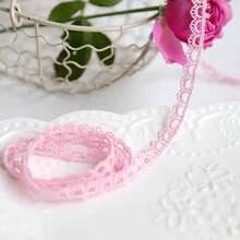 1件/1码/3码 优雅水溶性蕾丝刺绣 新款DIY手工配件，袖口、领口、窗帘缝纫材料 - 彩色 - 查看 7