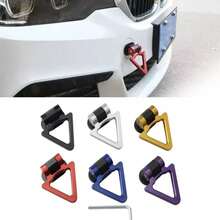 Mejora la personalización de tu auto: Pegatina universal de gancho de remolque triangular trasero - , fácil de pegar y con estilo - Unitalla - Ver 3