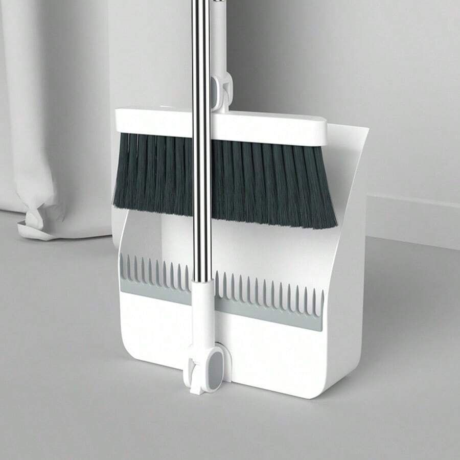 Broom And Dustpan Set, Thickened High-End Household Broom Wholesale, Broom, Dustpan, Upgraded Dual-Use Broom, Broom And Mop Combination, Multi-Color, Purple Preferred By Housewives, Suitable For Cleaning Floors, Tiles In Living Room, Bedroom, Kitchen