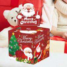 1pc/2pcs/6pcs Christmas Money Box Collection With Santa And Friends For Holiday Party Decorations Gift Exchange Cash Box Festival Ornament